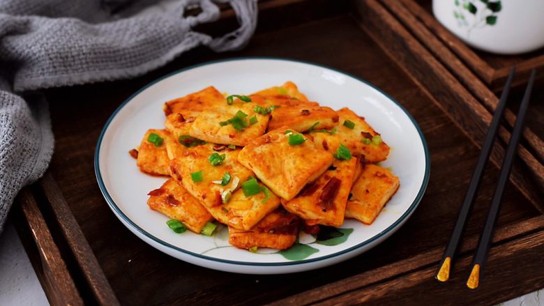 香煎豆腐 