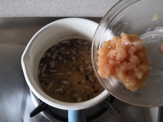 香菇鸡肉燕麦粥 